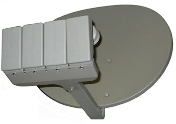 4-LNB Bracket for 24 in (60 cm) Elliptical Dish