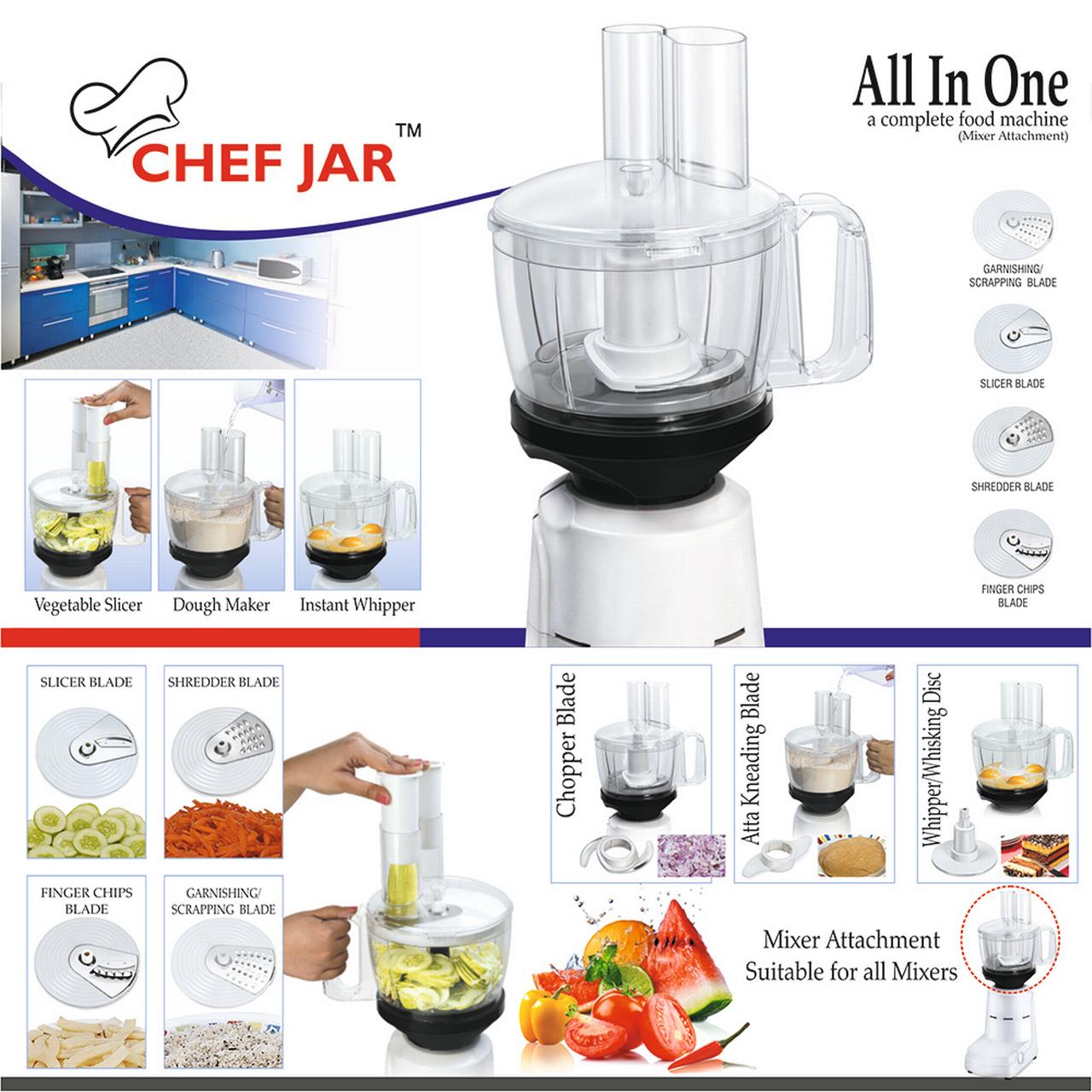 Chef Jar - Attachment Compatible with Preethi Machines