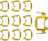 BestMounts - Low Voltage Nail-ON Mounting Bracket 1 Gang Multipurpose New Construction LVN1  – (10 Pack, Yellow)