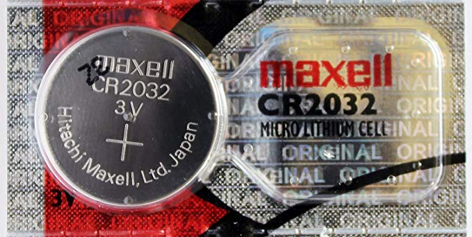 Maxell CR2032 Coin Cell Battery Lithium 3V - Made in Japan