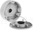2 Pack PFA130-E Security Camera Junction Box (ABS) for Indoor & Outdoor Surveillance Camera - Security Camera Mount Bracket Waterproof Universal Camera Mount for Dome, Turret & Bullet Cameras (White)