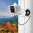 Universal Bullet Security Camera Junction Box Mount Bracket, Plastic Junction Box Compatible with Arlo Solar Panel and Reolink Solar Panel,Outdoor/Indoor Use CCTV Junction Mounting Box for Hikvision