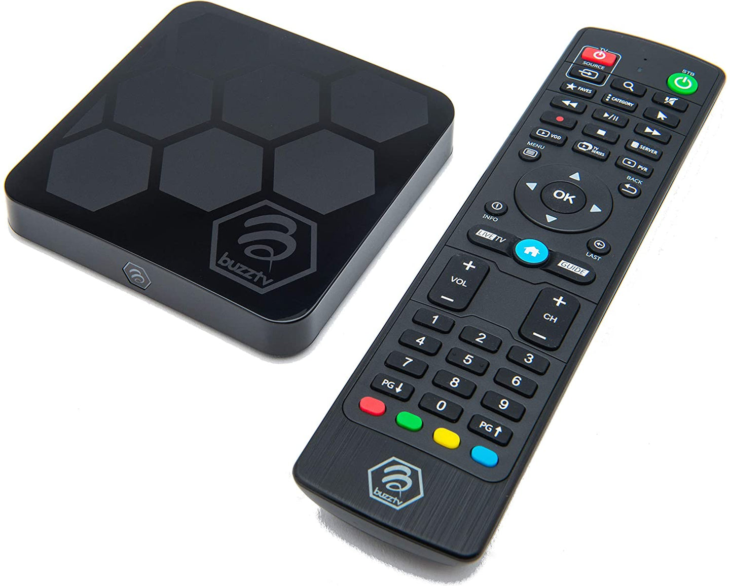 BUZZTV XRS-4000 4K Android 9 IPTV Media Box- 4GB/32G Quad Core