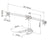 BestMounts Triple Monitor Mount Stand Free Standing Mount Option Supports up to 13-27 inches (BDM-3045)