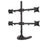 BestMounts 4-Monitor free standing with Adjustable Height -Monitor Arm Mount fits up to 4 Screens (BDM-404)