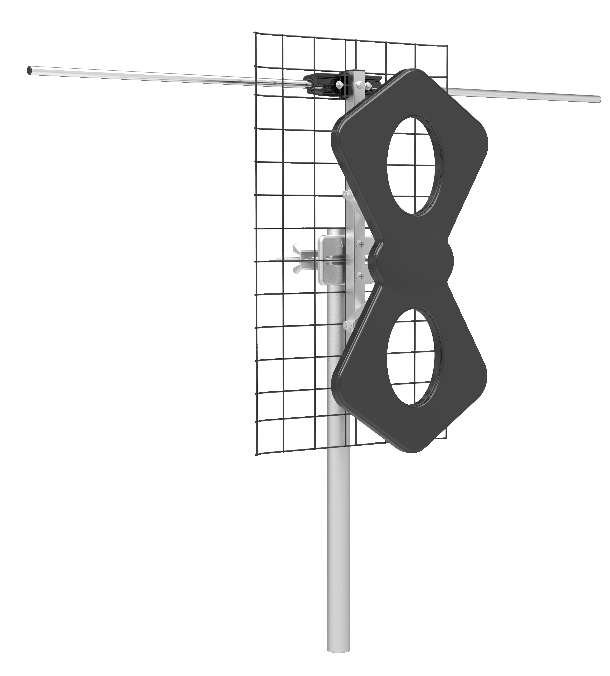 Focus Antennas HD Long Range Indoor/Outdoor HDTV Antenna (BEST-2V) ***30 Days Money Back Warranty***