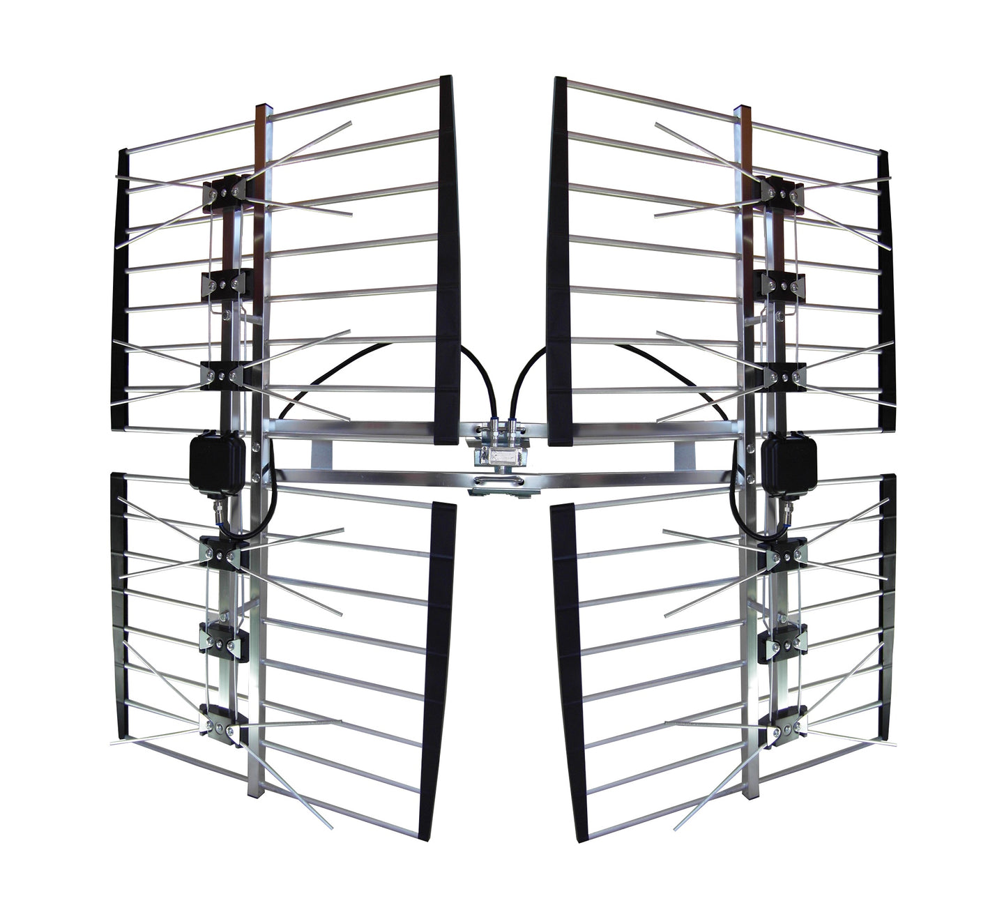 BEST 360-Degree Adjustable 8-Bay Multi-Directional (45-80+ mi/70-130+ km) HDTV UHF Antenna (BEST-8HD-180D)