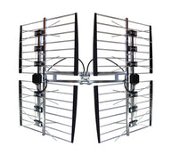 BEST 360-Degree Adjustable 8-Bay Multi-Directional (45-80+ mi/70-130+ km) HDTV UHF Antenna (BEST-8HD-180D)