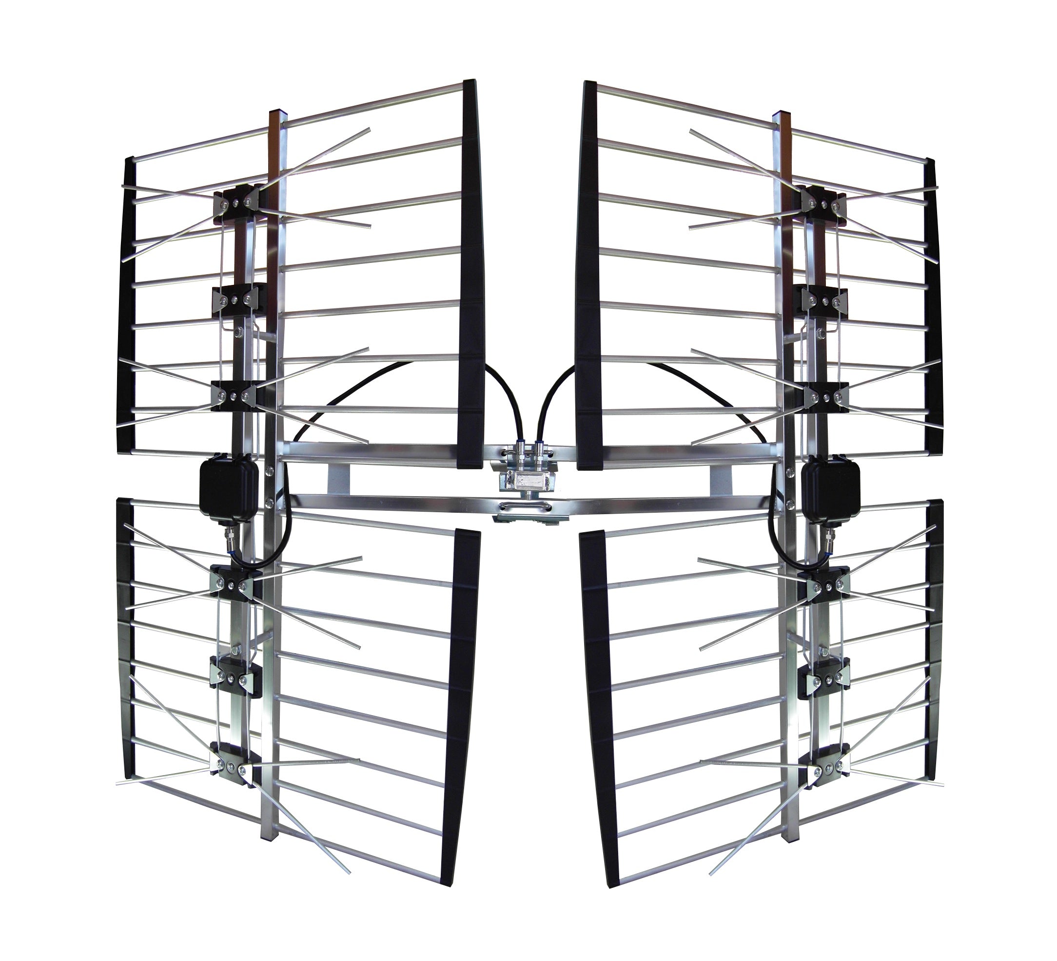 BEST 360-Degree Adjustable 8-Bay Multi-Directional (45-80+ mi/70-130+ km) HDTV UHF Antenna (BEST-8HD-180D)
