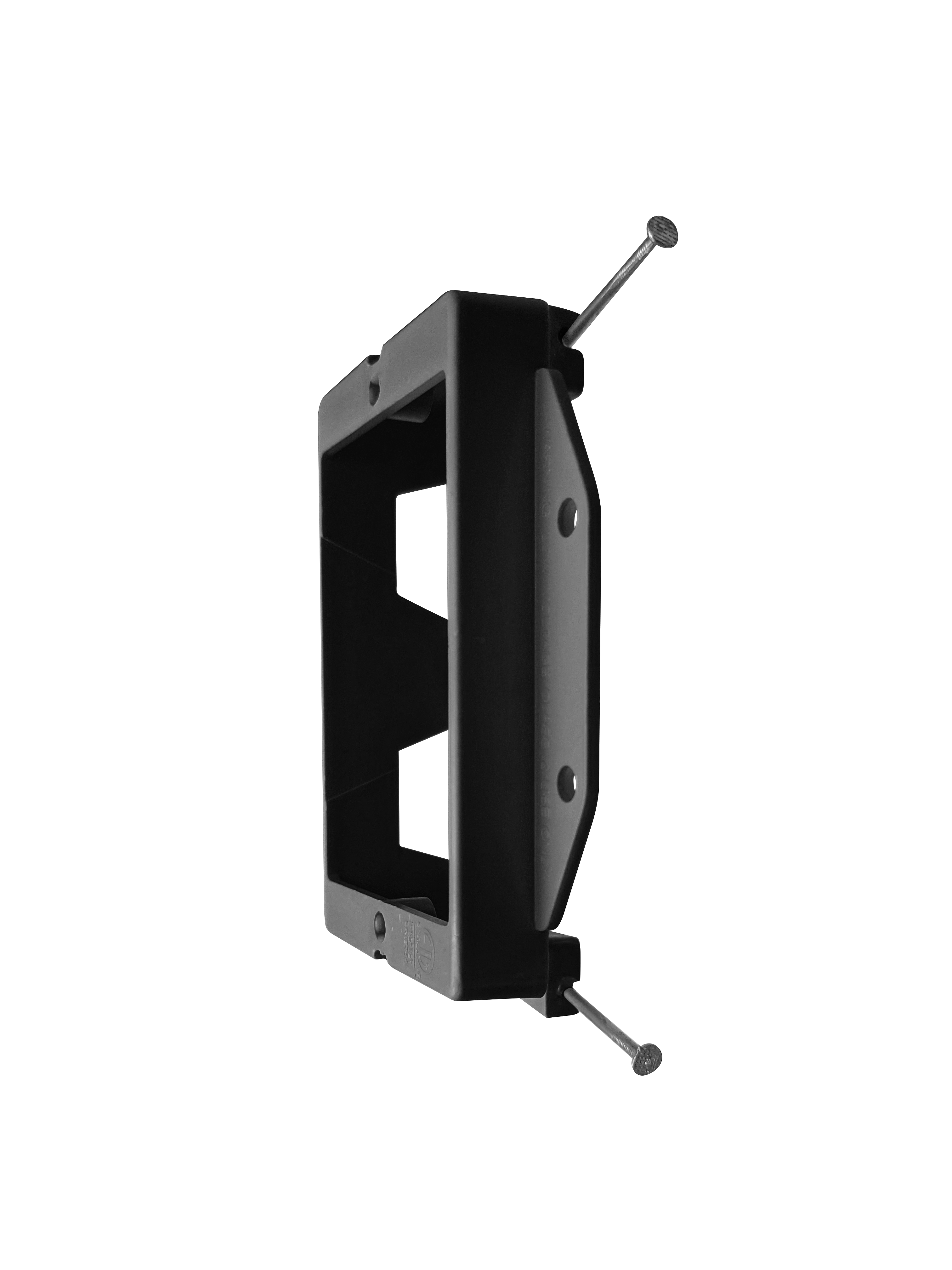 BestMounts - Low Voltage Nail-ON Mounting Bracket LVN1 1 Gang Multipurpose New Construction – (100 Pack, Black)