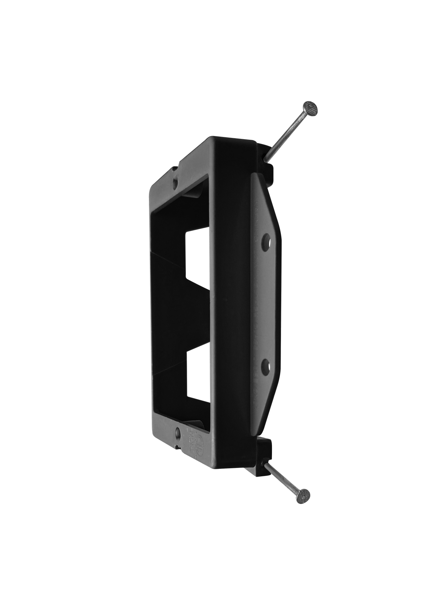 BestMounts - Low Voltage Nail-ON Mounting Bracket LVN1 1 Gang Multipurpose New Construction – (100 Pack, Black)