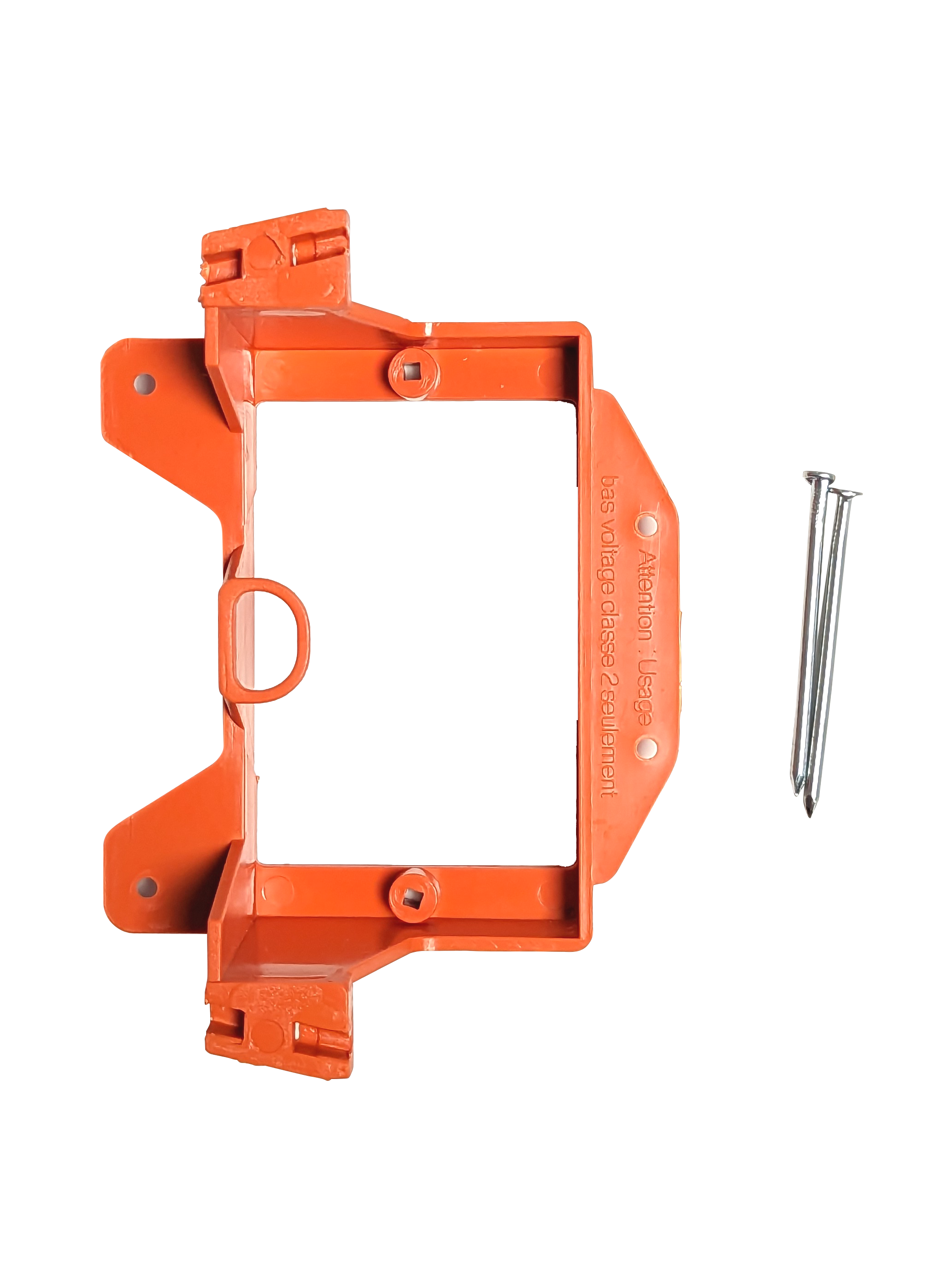 BestMounts - Low Voltage Nail-ON Mounting Bracket 1 Gang LVN1 Multipurpose New Construction – (240 Pack, Orange)