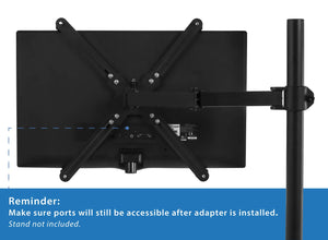 BestMounts VESA Adapter Mount Bracket Kit for Non VESA HP ACER Samsung Dell Asus Monitors 19 to 37 inch VESA 75x75 and VESA 100x100, Black (BNVKIT-15)
