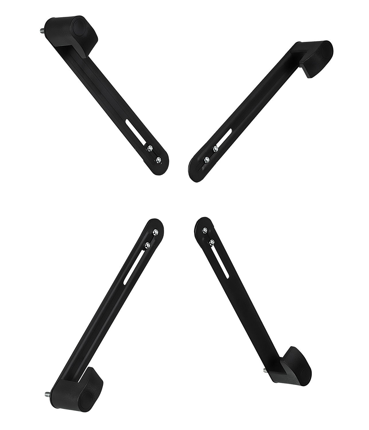 BestMounts VESA Adapter Mount Bracket Kit for Non VESA HP ACER Samsung Dell Asus Monitors 19 to 37 inch VESA 75x75 and VESA 100x100, Black (BNVKIT-15)