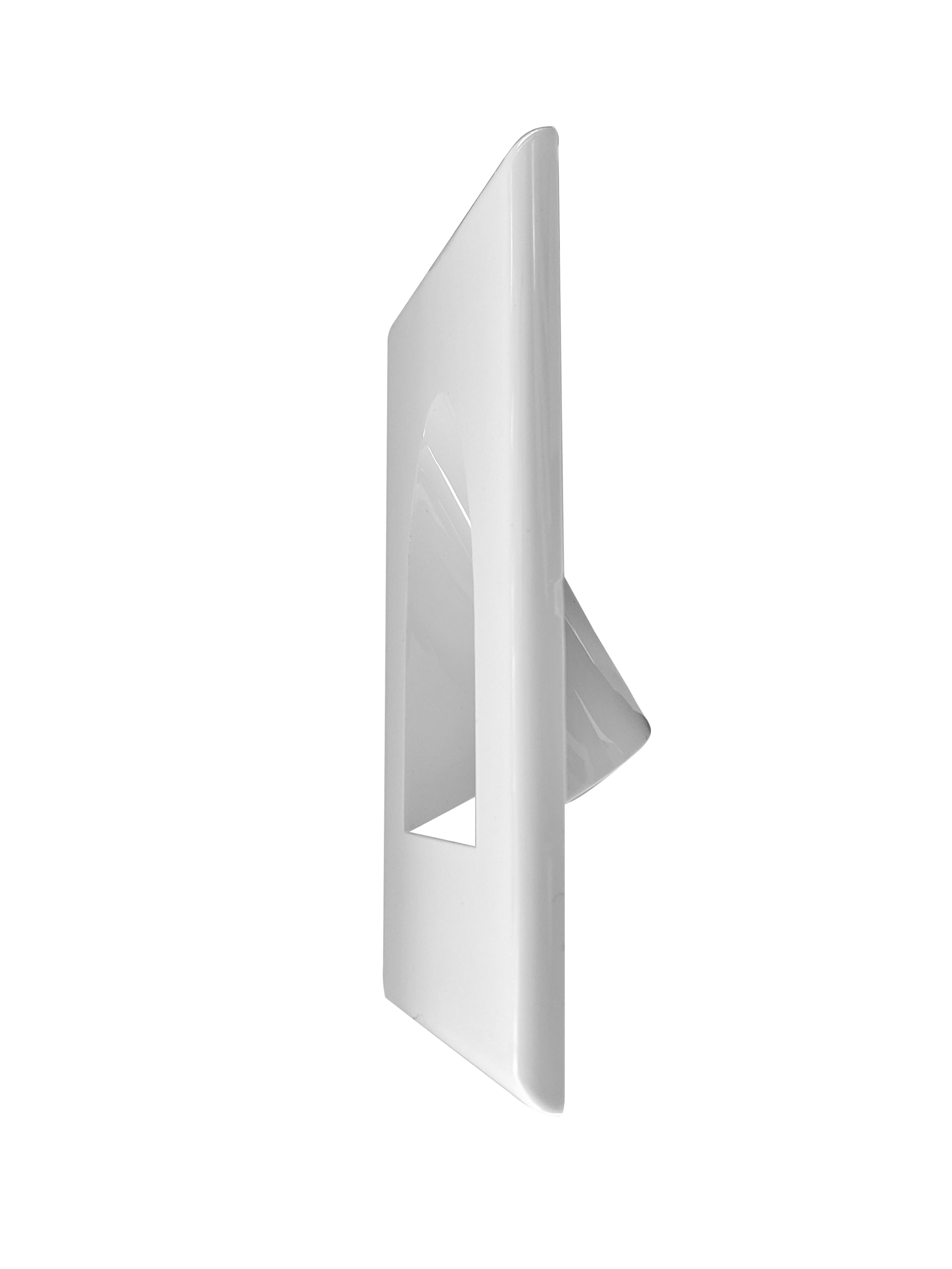 BestMounts In Wall Cable Management 1-Gang Recessed Snap ON Low Voltage Cable Plate with Mounting Bracket ETL Listed  (1-Pack, White)