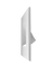BestMounts In Wall Cable Management 1-Gang Recessed Snap ON Low Voltage Cable Plate with Mounting Bracket ETL Listed  (1-Pack, White)