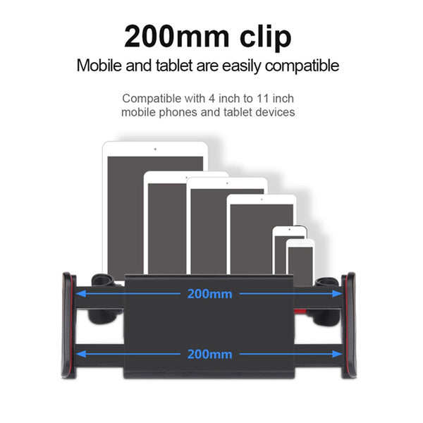 360 Rotation Car Headrest Phone Holder