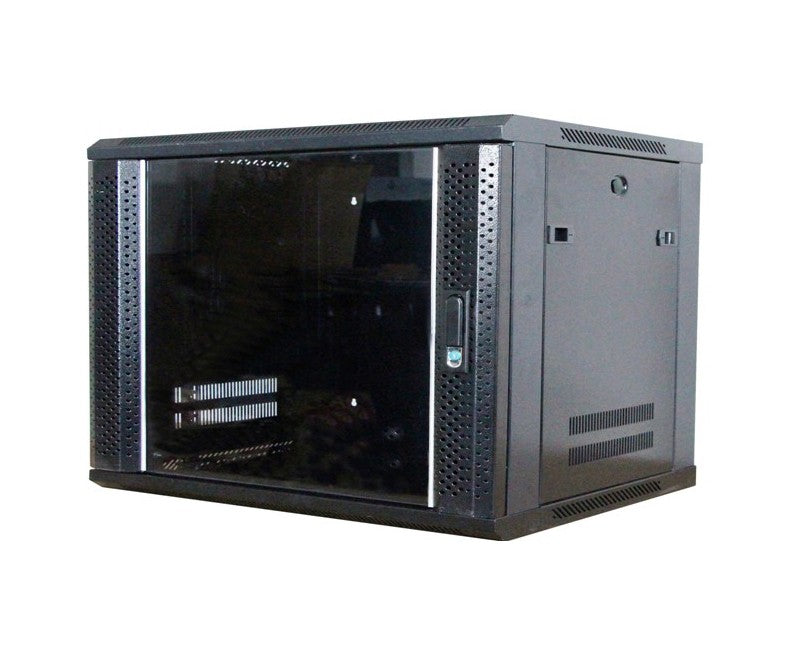 6U Wall Mount Network Office Server Cabinet Rack 6U Network Rack Black ...