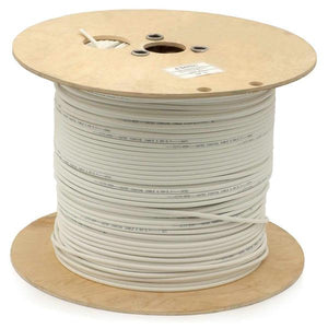 12 AWG In-Wall Rated Plenum Speaker 2-Wire - 1000 ft/300 m (White)