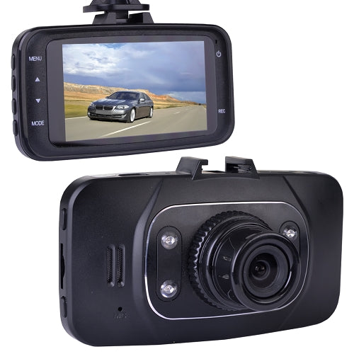 Automotive 1080p HD Dashcam with Night Vision, 2.7 inch LCD Screen & Windshield Mounting (Records to microSD Card)