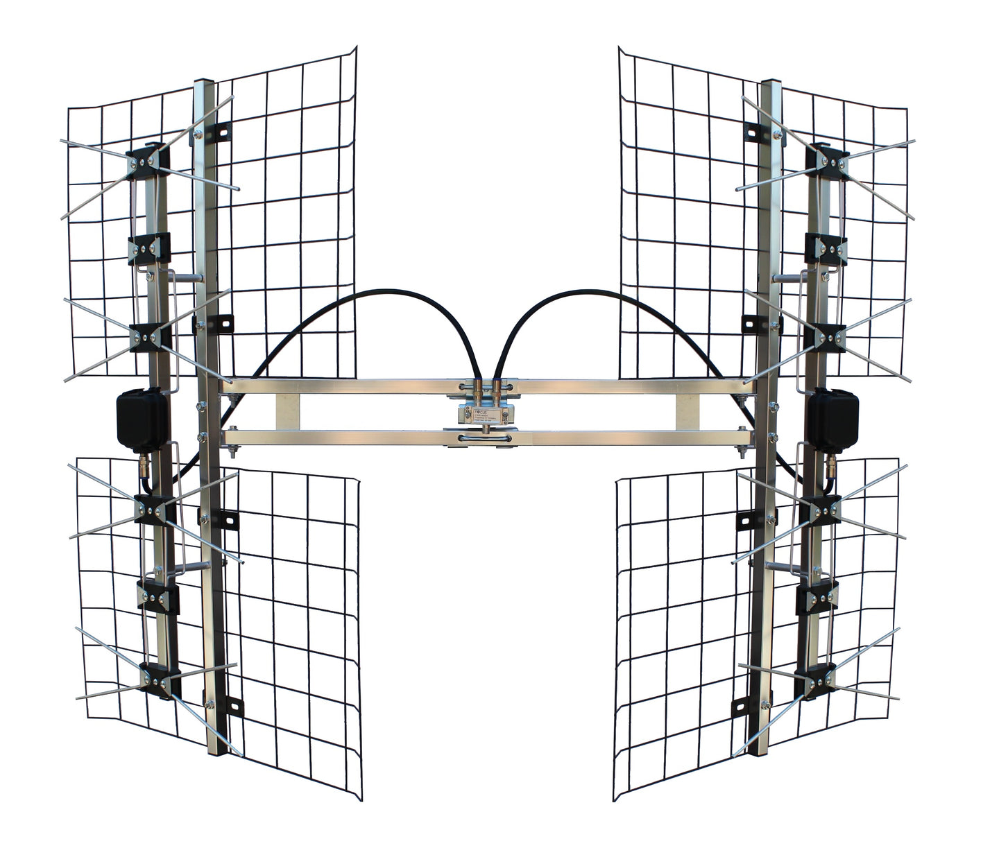 FOCUS 360-Degree Adjustable 8-Bay Multi-Directional (45-80+ mi/70-130+ km) HDTV UHF Antenna (FOCUS-8HD-90D)