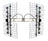 FOCUS 360-Degree Adjustable 8-Bay Multi-Directional (45-80+ mi/70-130+ km) HDTV UHF Antenna (FOCUS-8HD-90D)