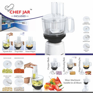Preethi Nitro- 3 Jar Mixer Grinder 110-volt with Chef Jar Included