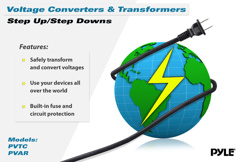 Step Up and Step Down 1000 Watt Voltage Converter Transformer with USB Charging Port - AC 110/220 V