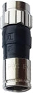 PPC EX6XLPLUS RG-6 Snap & Seal Outdoor Indoor Compression Connector, Enhanced for Cable TV Internet & Satellite TV  ( pack Of 10  Connectors )