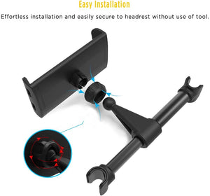 360 Rotation Car Headrest Phone Holder