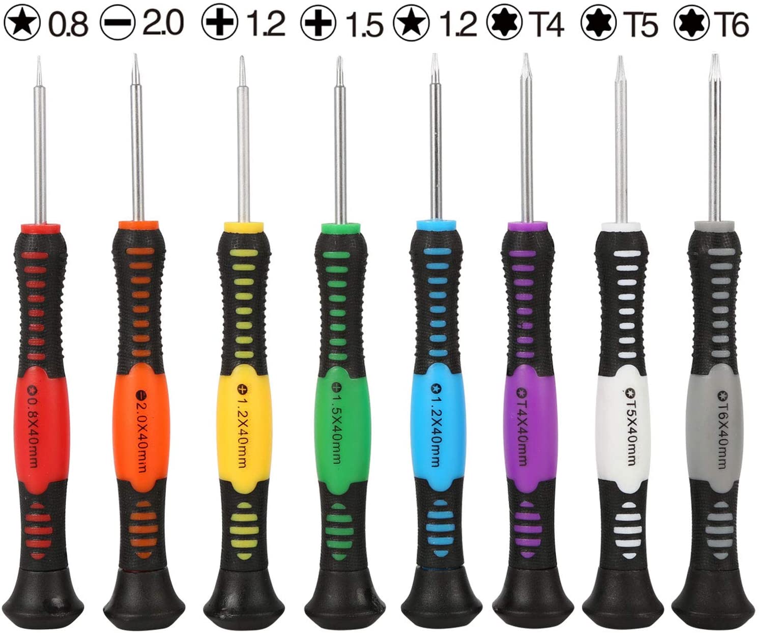 TOOL-KS-2408 Professional Electronics Repair Tool Kit with Phillips Flathead and Torx Star Magnetic Bit Compatible For iPhone, iMac, MacBook, Laptop, Tablet PC and More – 16 Piece