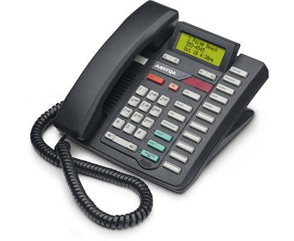 Aastra 9417CW 2-Line Analog Telephone (Black) Corded Phone with Speakerphone and Caller ID [Refurbished]