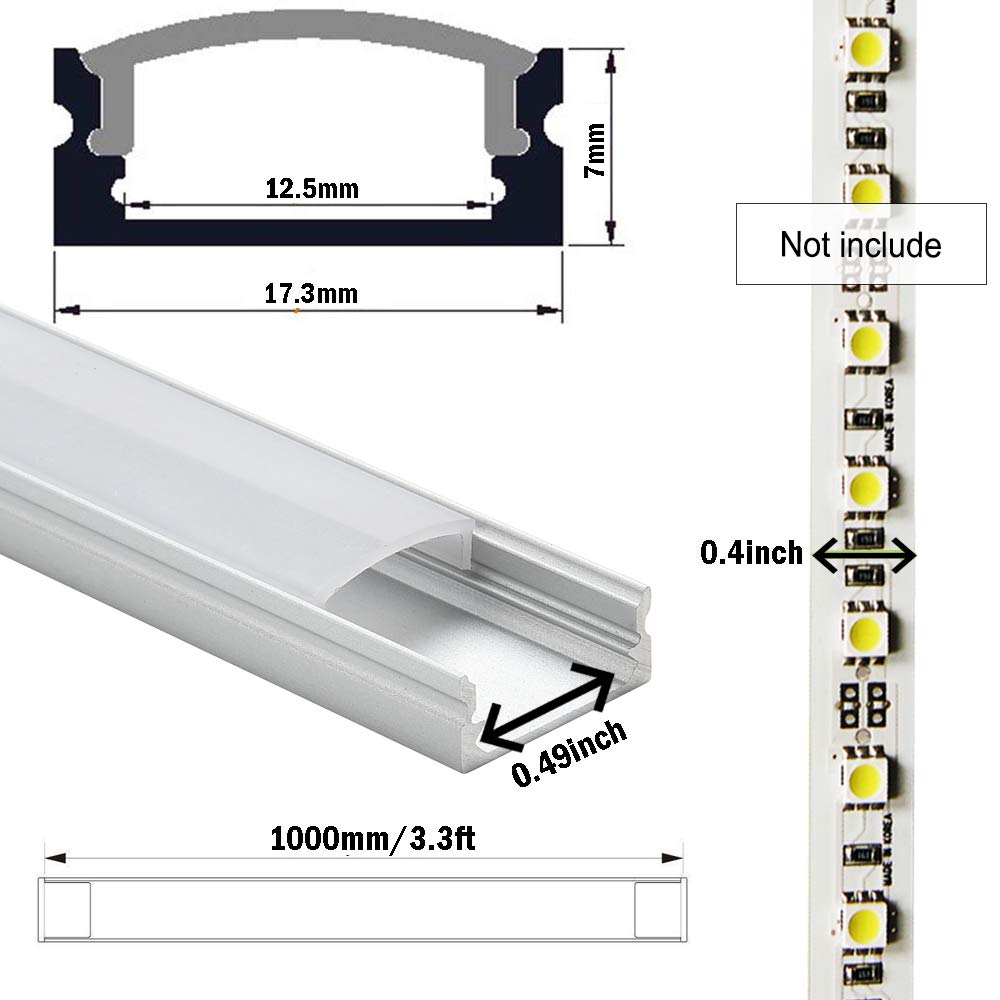 LED Strip Lights - Other Lamps Lighting - Wall Lights - Garden Outdoor Lighting - LED Aluminum Channel with Cover
