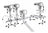 Angel 3-LNB Fully Adjustable Bracket Kit