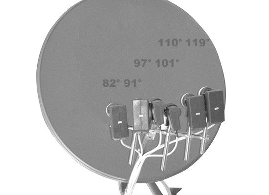 Angel 3-LNB Fully Adjustable Bracket Kit