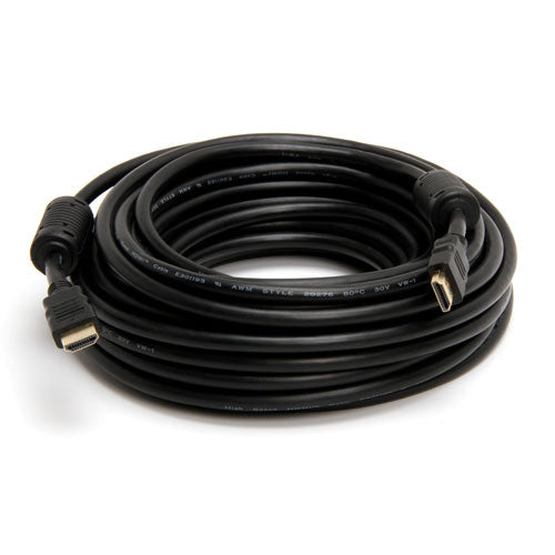 BEST 50 ft (15 m) High-Speed HDMI 1.3 Cable - 28 AWG, with Ferrite Core and Gold Plated Connectors