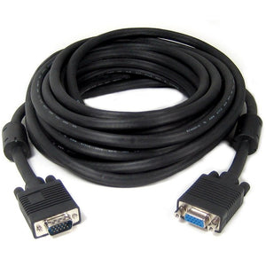 10 ft (3 m) VGA Monitor Extension Cable with Ferrite Core