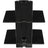 BEST 2-Tier DVD/Receiver/STB Wall Mount Glass Shelf Unit - Up to 44 lb (20 kg) (BEST-DVD-2)