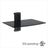 BEST DVD/Receiver/STB Wall Mount Glass Shelf Unit - Up to 18 lb (8 kg) (BEST-DVD-711)