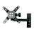 BestMounts 13-30 inch TV/Monitor Articulating (Swinging) Wall Mount - Up to 33 lb (15 kg) (BVM-152)