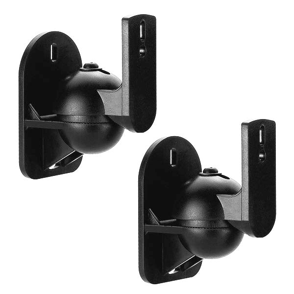 BEST Home Theater Satellite Speaker Wall Mounts (1 Pair) - Up to 18 lb (8 kg)