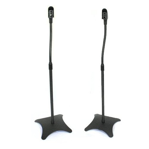 BEST Home Theater Satellite Speaker Floor Stands (1 Pair) - Up to 10 lb (4.5 kg)