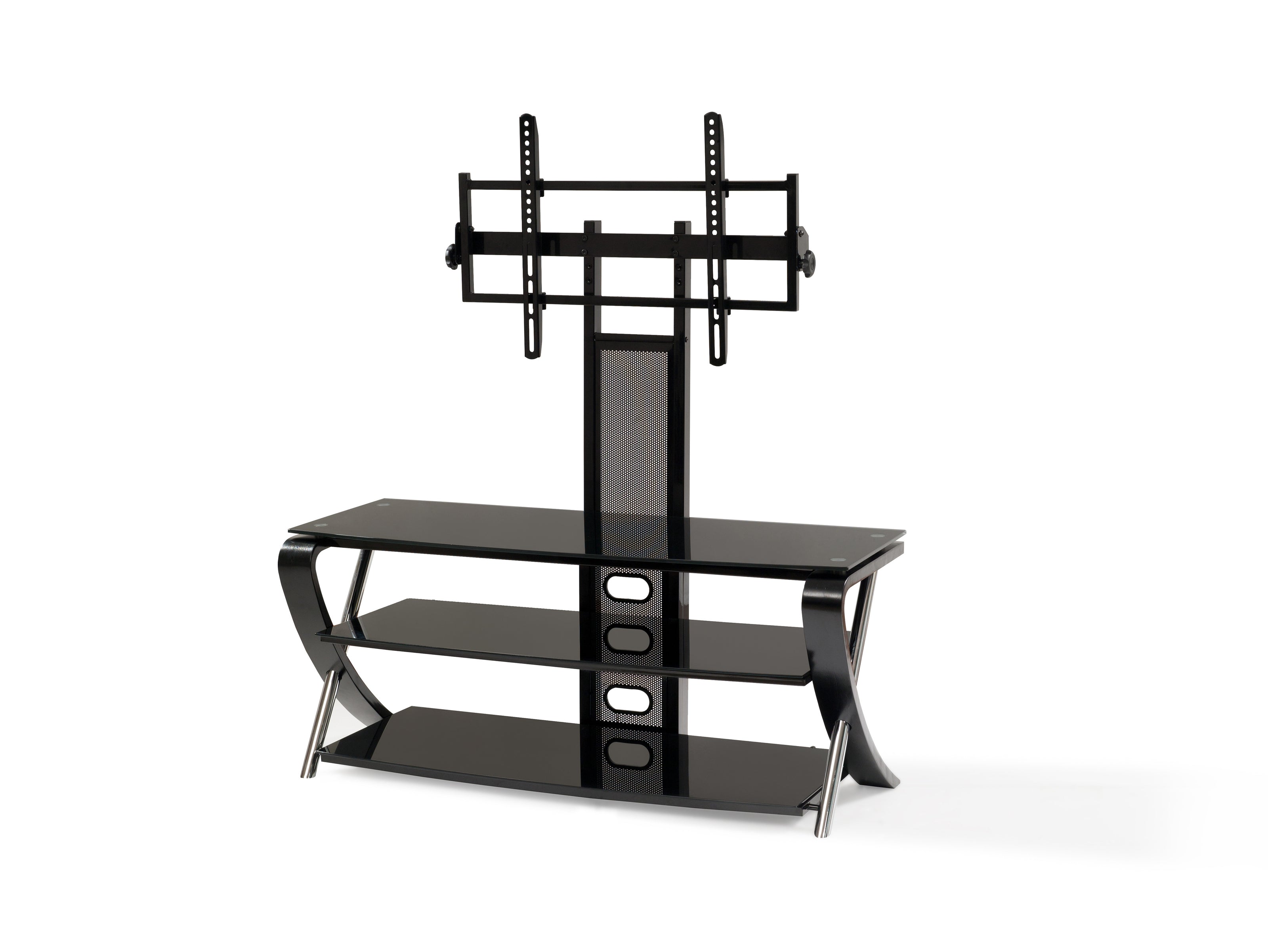 BEST Wood Home Theater Stand with 37-55 inch TV Mount (BEST STAND-11)