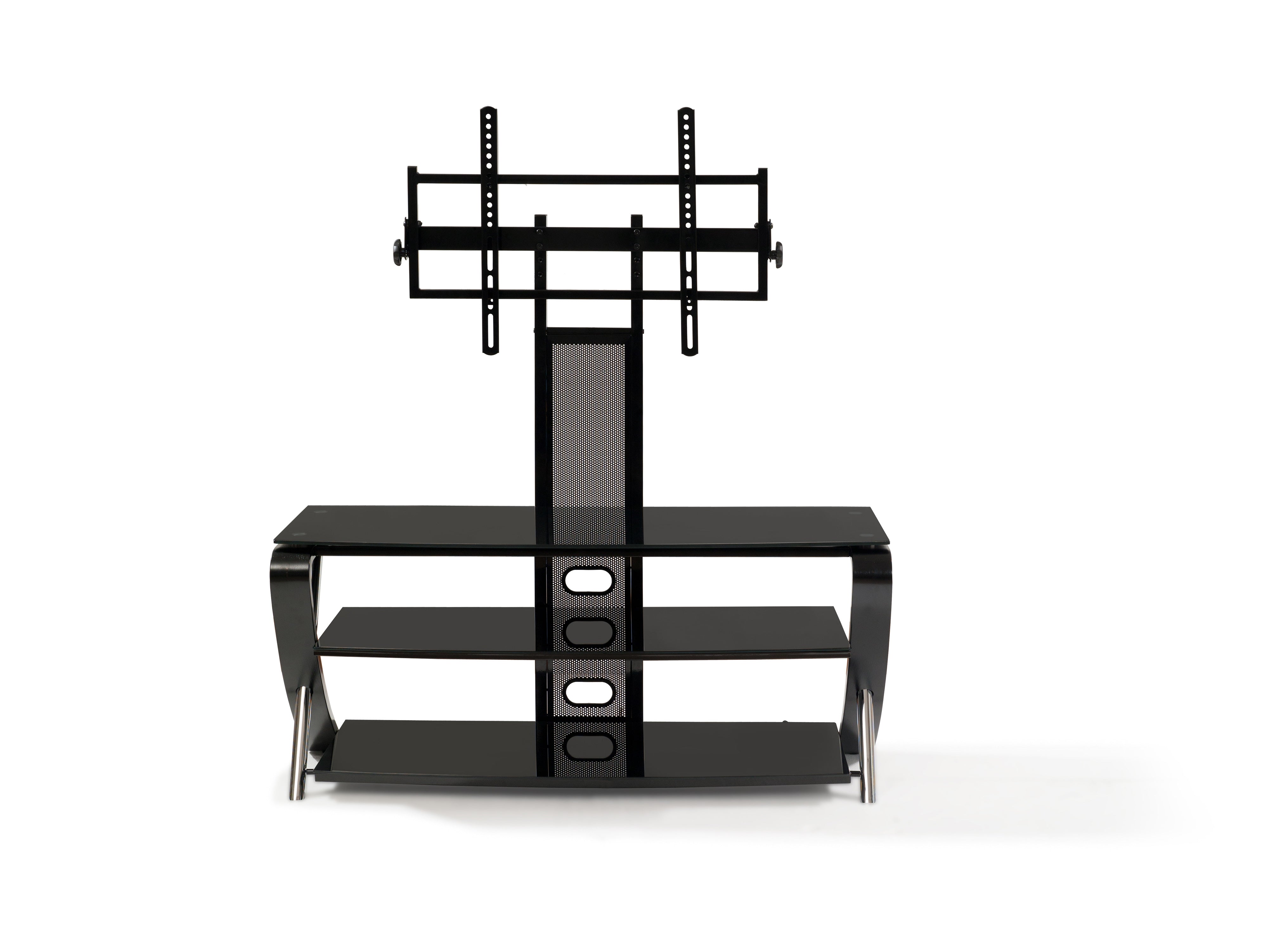 BEST Wood Home Theater Stand with 37-55 inch TV Mount (BEST STAND-11)