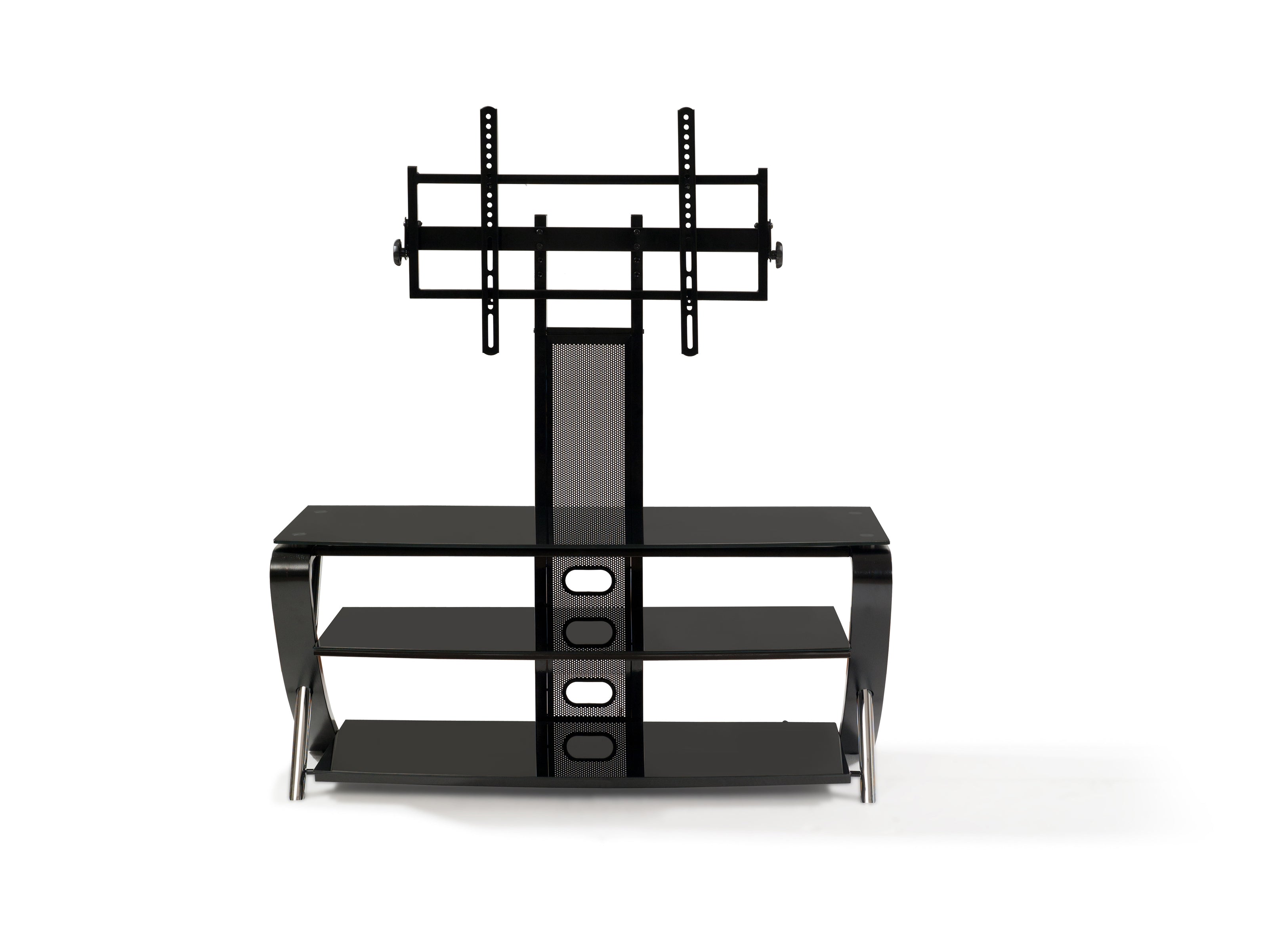 BEST Wood Home Theater Stand with 37-55 inch TV Mount (BEST STAND-11)