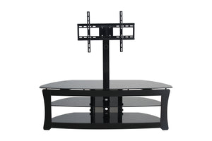 BEST Wood Home Theater Stand with 37-70 inch TV Mount (BEST STAND-60)