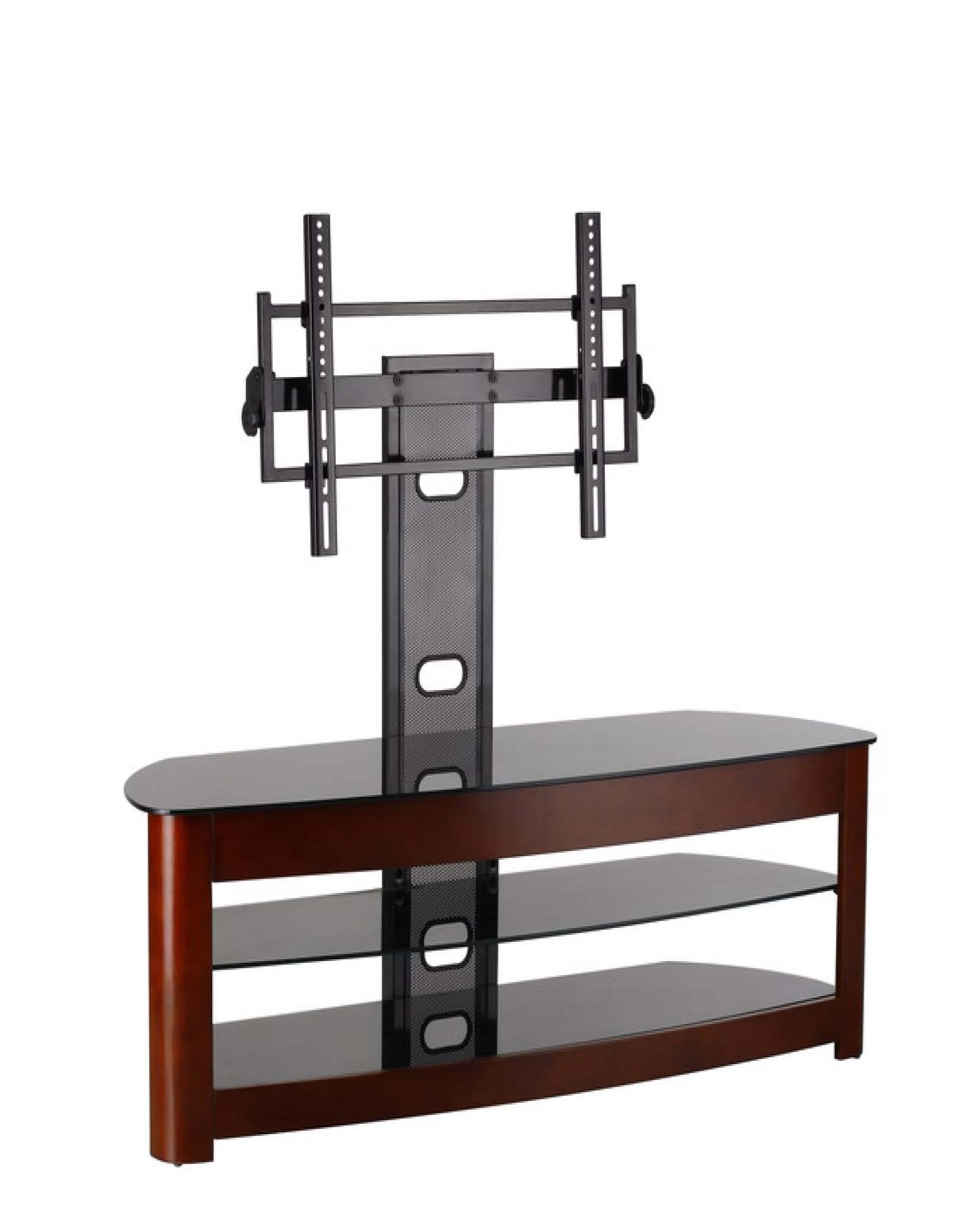 BEST Wood Home Theater Stand with 37-60 inch TV Mount (BEST STAND-61)