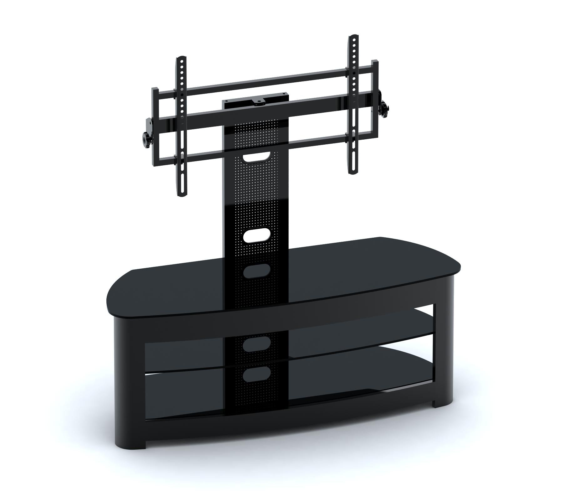 BEST Wood Home Theater Stand with 37-60 inch TV Mount (BEST STAND-62)