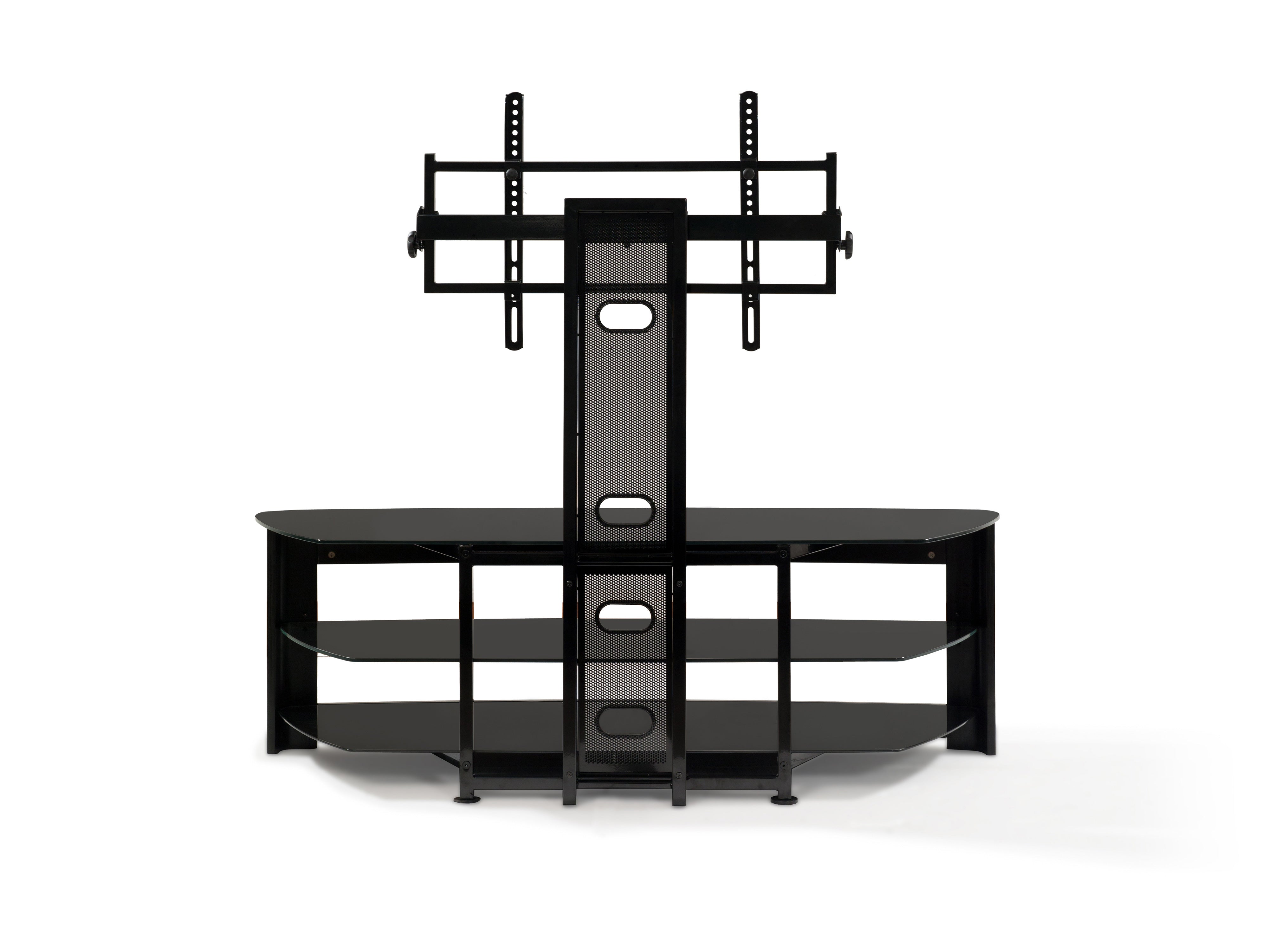 BEST Wood Home Theater Stand with 42-70 inch TV Mount (BEST STAND-71)