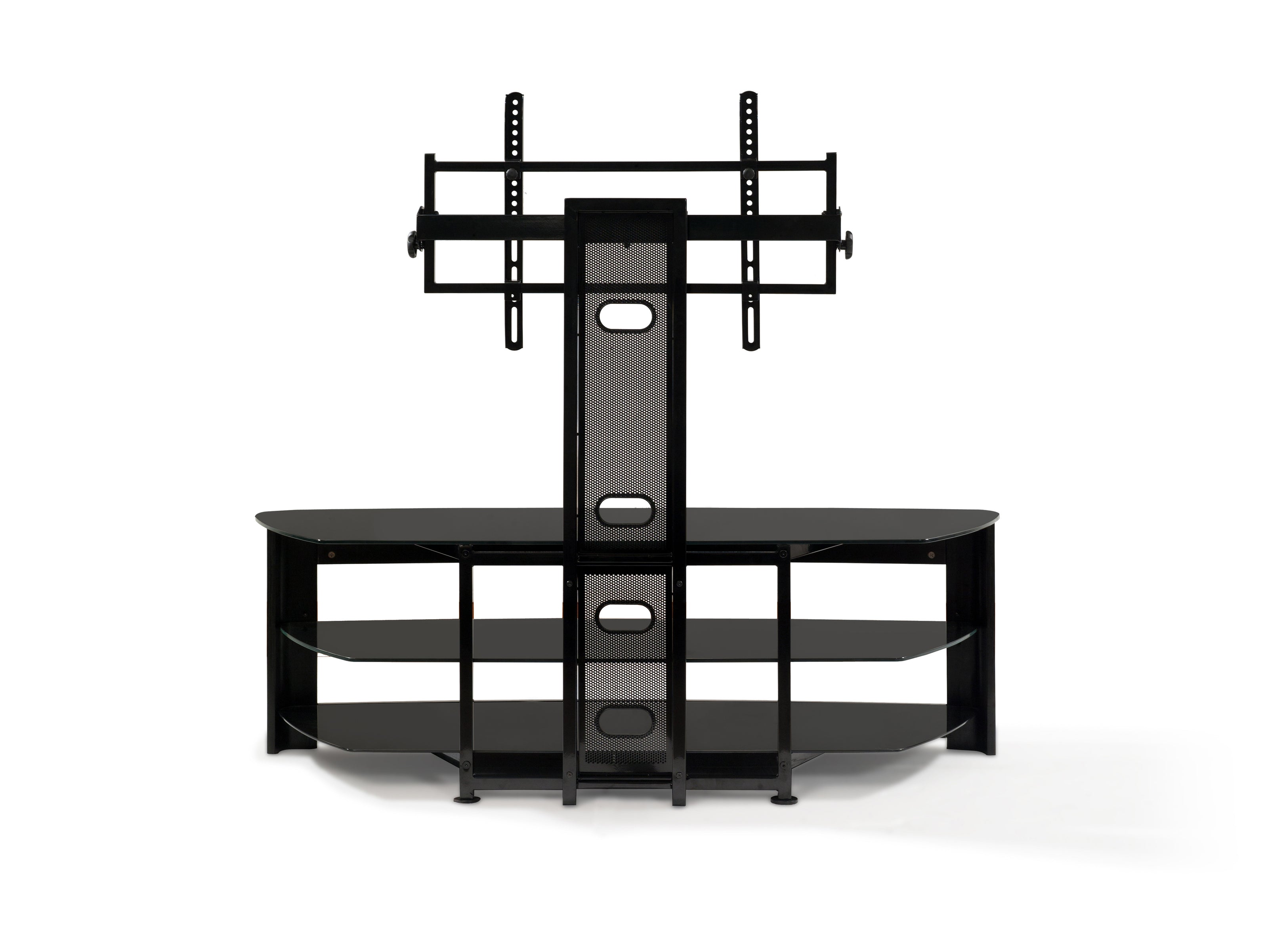 BEST Wood Home Theater Stand with 42-70 inch TV Mount (BEST STAND-71)